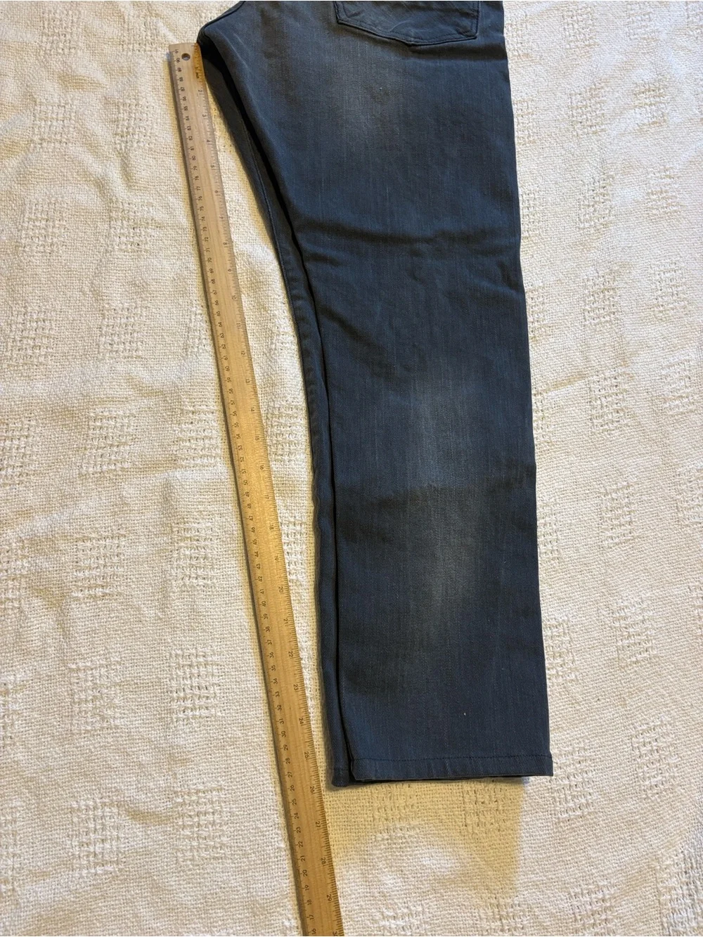 Scotch & Soda Ralston Jeans  Men’s 30x32 Gray Stretch Slim Straight 6.5” Leg Opn